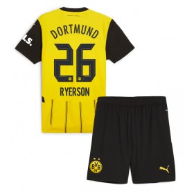 Borussia Dortmund Julian Ryerson #26 Hjemme skjorte til barn 2024-25 Kortermet (+ korte bukser)